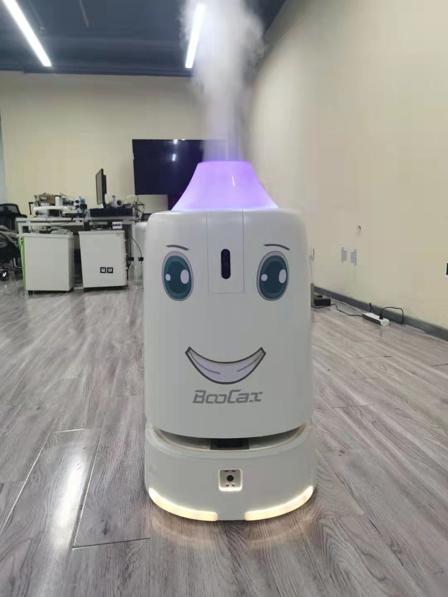 Nissa01Sun's tweet image. Sprayer Sterilizer Disinfection Robots Bubble Fish serves in Hospitality Industry | Boocax Robotics
We research and produce disinfection robots and kindly contact us for more details if any interests.
Email : nissa.sun@boocax.com
Whatsapp : +86 187 9073 5072
#boocaxrobotics