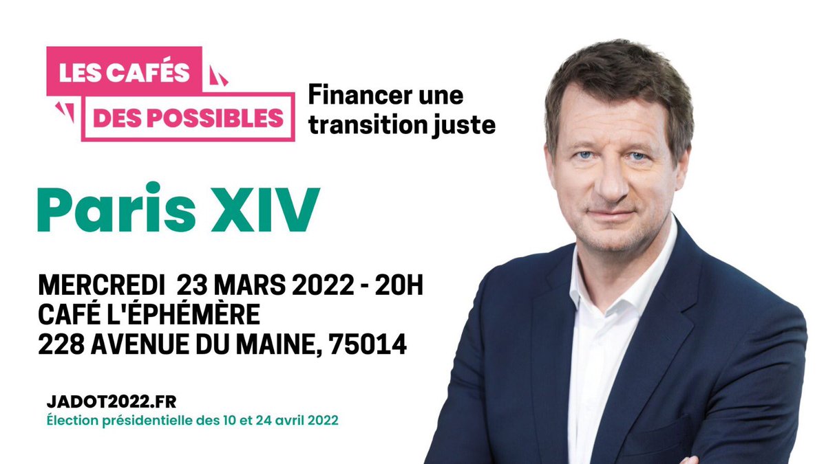 eelvparis14's tweet photo. Militants ou simplement curieux : rdv mercredi à 20h dans le 14eme arrondissement pour parler du financement du projet écologique et social de @yjadot 🌼 @14eGeneration https://t.co/MTjo6Tg2Gg