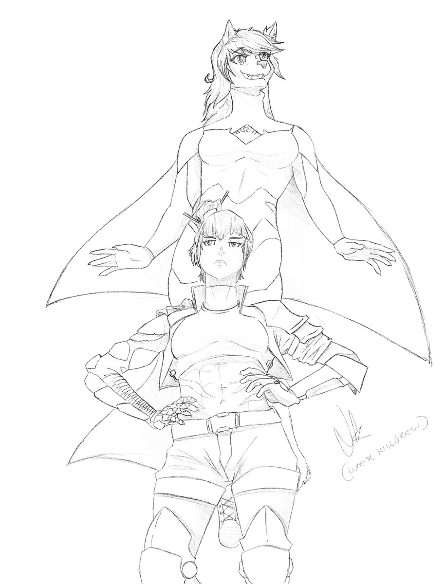 LumixKillgrew's tweet photo. A bubbly guardian
Being tough as nails does not mean you don’t need someone to look over your shoulder.
#originalcharacter #originalart #furryart #digitalart #comicsart #simpleartwork #furry #superhero #superheroart https://t.co/j8YWSmxYmV
