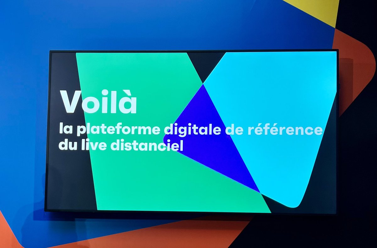 BeaMandine's tweet photo. Quand l’événementiel rencontre la techno, @PublicisGroupe et @orange donnent naissance à #Voilà (@EventsVoila) ! « La rencontre du saltimbanque et du géomètre 😉 » dixit @srichard  poke @gsirvenvienot @agathebousquet #quellebellejournee https://t.co/Q2DaupLPhB