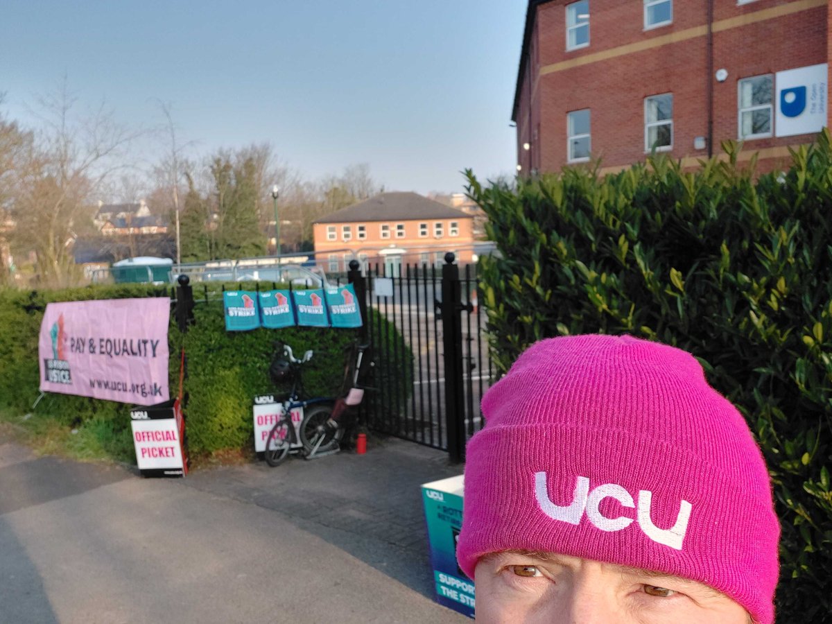 Open University UCU tweet media