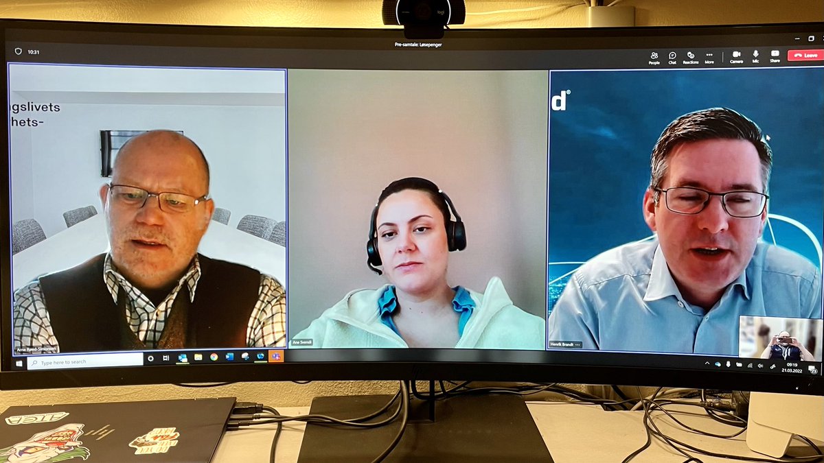 Starter uken med <a href="/SvensliAne/">Ane Svensli</a> og en presamtale for Podcastet #FørAlarmenGår med <a href="/simonsen_ed/">Arne Røed Simonsen</a> fra #NSR &amp; Ekspert på Cyberforsikring Henrik.Brandt fra <a href="/crawco/">Crawford & Company</a> Crawford &amp; Company 

Betaler man Digital utpressing?

Gleder meg til selve intervjuet😎

<a href="/AteaNorge/">Atea Norge</a> 
<a href="/stesonst/">Steinar Sønsteby</a> 
<a href="/chrisbros/">Christian Currell Brosstad 💬</a>