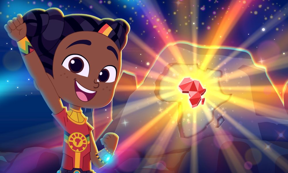 vumicentral's tweet photo. Africa’s first female superhero, SUPER SEMA, is inspiring a generation of girls worldwide. It tells the story of a 10-year-old girl whose ingenuity, super-intelligence, and ability to “technovate” allow her to protect the African village of Deunio from an A.I villain named Tobor. https://t.co/w7QSv8Hnf2