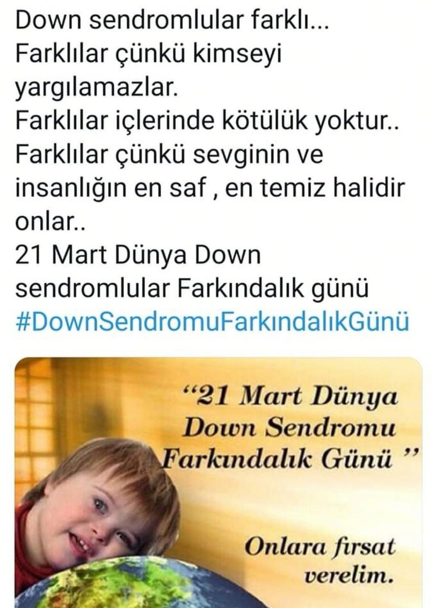 #DownSendromuFarkındalıkGuenue 🌺😍