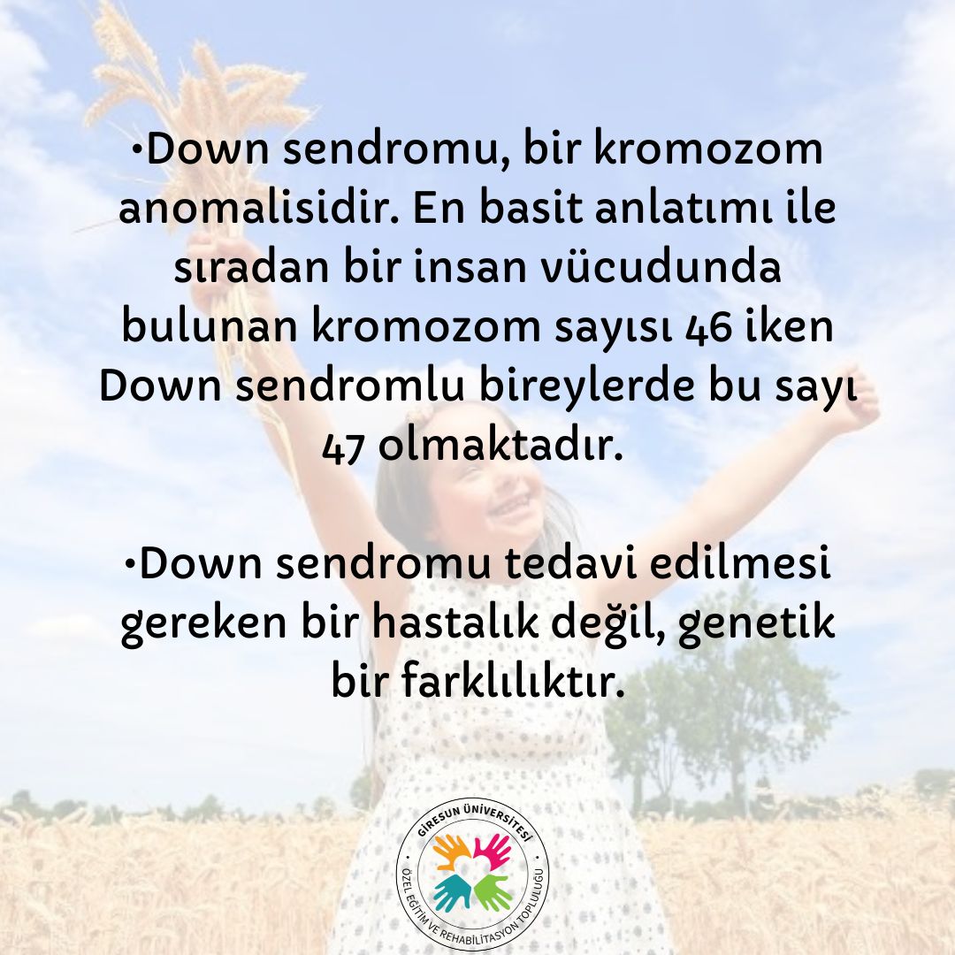 •Dünya farklılıklarla güzel. 
Down Sendromu Farkındalık Günü kutlu olsun. 🎉
#21martdünyadownsendromufarkındalıkgünü