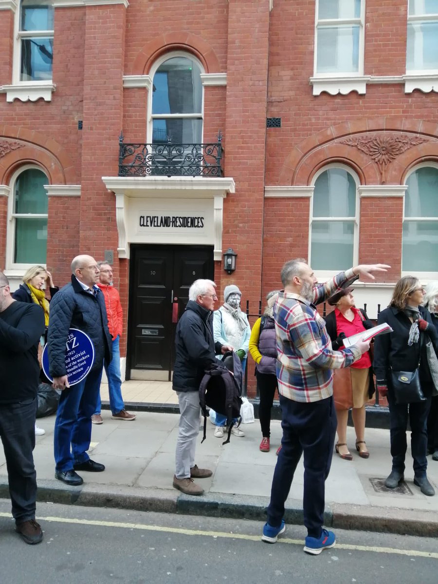 summerstown182's tweet photo. Having visited key locations on Saturday’s #KitzInFitz in the company of his descendants, Frank’s plaque has returned to Collywood & the wonderful @CoffeeindaWood where it is on display until the unveiling on 9 April #WandleWakeUp https://t.co/AxV5lsxsWG