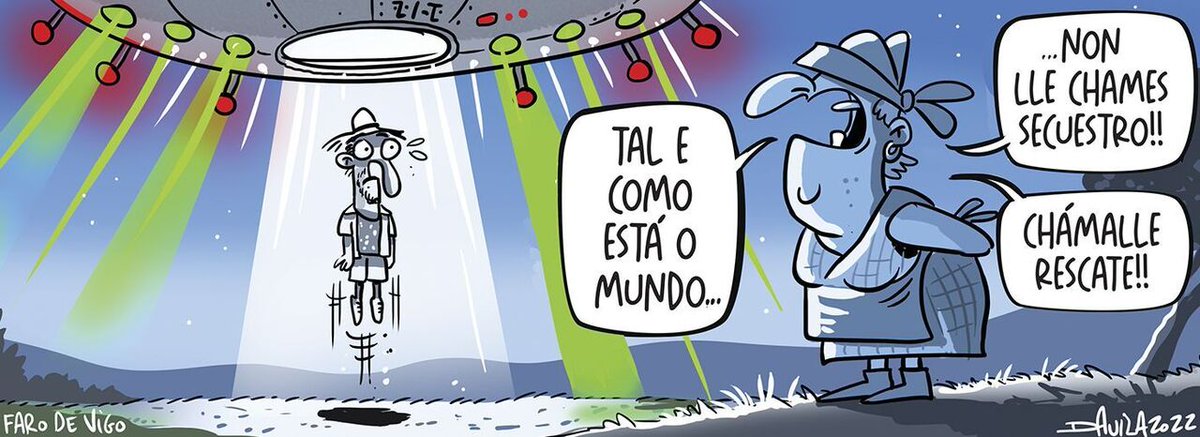 Farodevigo's tweet photo. Grazas, marcianos! Outras tiras de @OBichero en 👉 https://t.co/SWLs63HJ33 https://t.co/3fsOlH89AJ