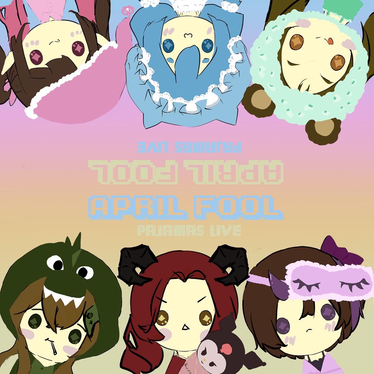 DenpaOfficial's tweet photo. Wanna join an idol pajamas party? Get your ticket at Denpa website and join the April fool pajama live at the 3rd of April! More informations see p2! #denpa #idol #idolgroups #idollive #地下アイドル #偶像 #pajamaparty #aprilfools https://t.co/UtorFJQt5w