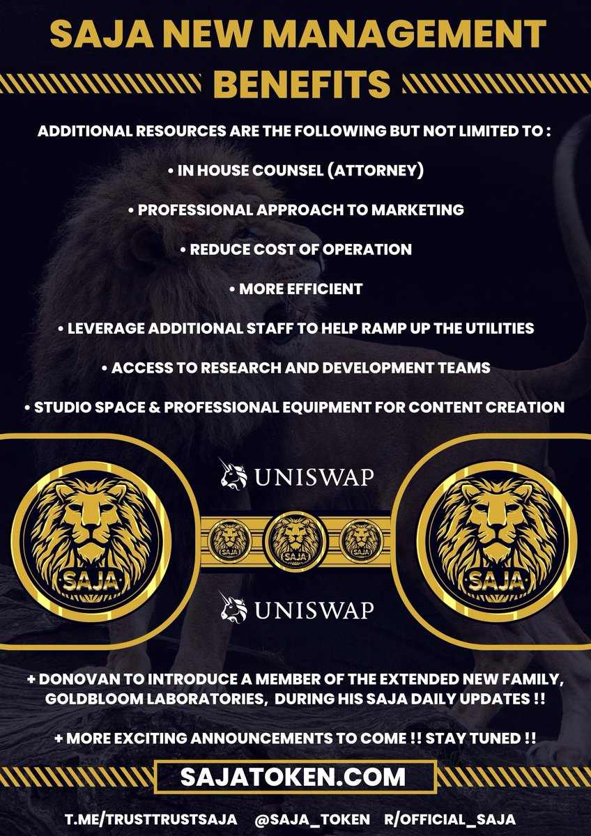 i3em_1's tweet photo. Flying the #saja flag high on this fine monday! Hope you all have a great week #sajaarmy congraulations to our 20 winners of 25T over the past 4 days 👏
Watch out for the next giveaway 👀 #strength #leadership and #loyalty 🌐 https://t.co/5pksGV731x 🌐
$SJA #crypto #LFG #utility https://t.co/QZyUSHhrCm