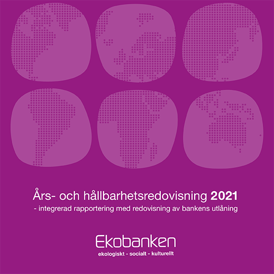 Nu är Ekobankens årsredovisning för 2021 publicerad. Nytt för i år är att årsredovisningen är en s.k. integrerad rapport. Stort tack till alla som bidrar till att Ekobanken fortsätter utvecklas!
Läs hela årsredovisningen här: lnkd.in/g6a_MUnZ
#bankingonvalues #ekobanken