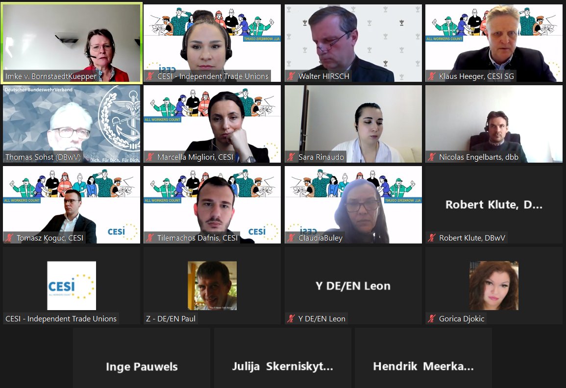 CESI expert commission 'Defence' reconvenes today to discuss input on the forthcoming #StrategicCompass and the future of #EDU during the 4th European Defence Round-Table (#EDRT). We look forward to today's <a href="/EUCouncil/">EU Council</a> vote for the future European Defence Union #EDU. <a href="/TSohst/">Thomas Sohst 🇪🇺🇩🇪</a>