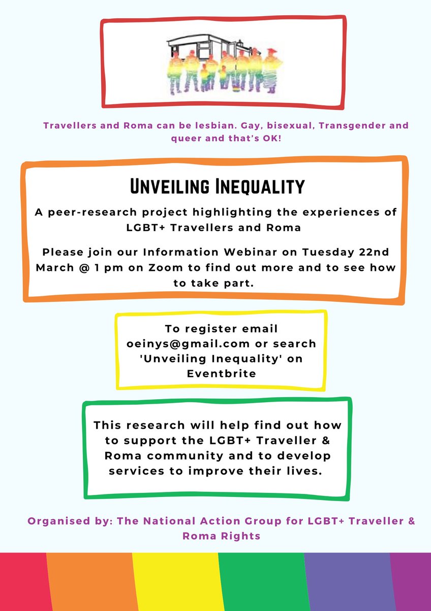 Come join our webinar tomorrow. Yours truly will be a panellist 😅

#LGBTQ #gypsyromatraveller #GRT #Equality