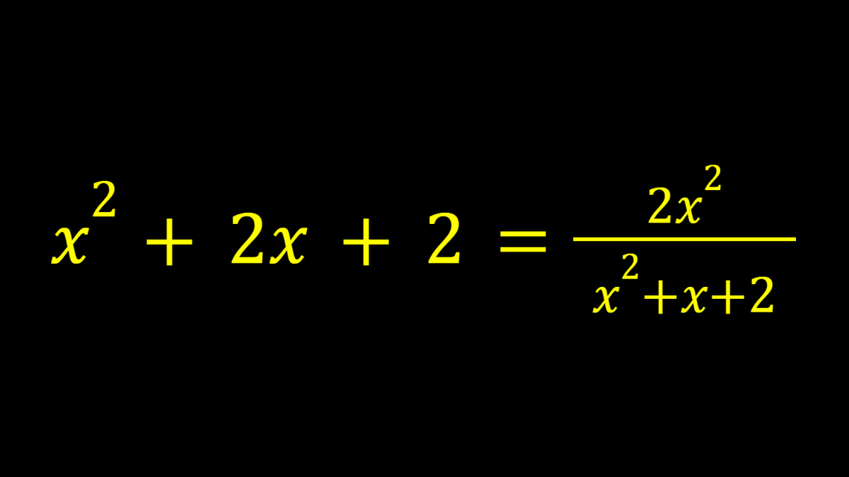 SyberMath's tweet photo. Solving a Nice Rational Function in Two Ways
#ChallengingMathProblems #RationalEquations
via @YouTube @Apple @Desmos @NotabilityApp
@googledocs @canva
https://t.co/oqQeQwPsV6 https://t.co/hzOKrxsb6C