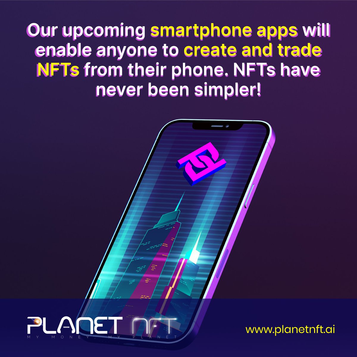 planetnft_PNFT's tweet photo. Apps:
Our upcoming smartphone apps will enable anyone to create and trade NFTs from their phone. NFTs have never been simpler!
Visit us: https://t.co/iRuIbgEMGo
#PNFT
#PlanetNFT
#MetaNodes
#NFT
#cryptocurrencymarketcap https://t.co/3NVSD6XDiz