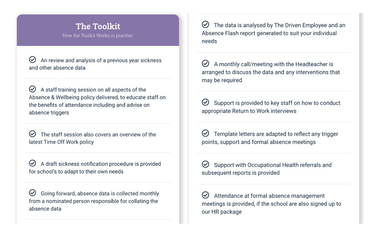 DrivenEmployee's tweet image. The Absence Management Toolkit!

Learn more on our website!
thedrivenemployee.co.uk/hr-development…