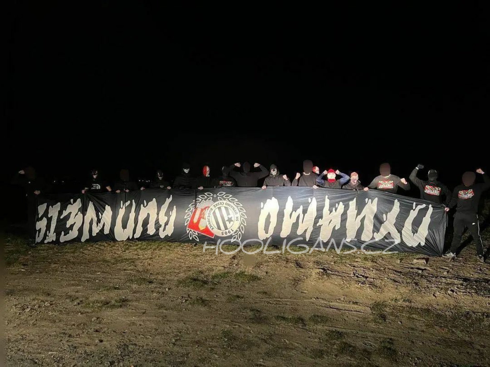 Ultras World - Gandalf tifo from Slavia 🔥 Slavia Prague vs Ceske  Budejovice 25.11.23 🇨🇿