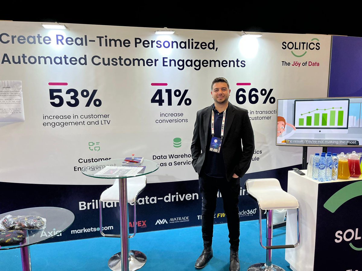 Have a blast at #AGS #Dubai? Meet now with our professionals at Booth BR26 to learn how you can create an incredible customer experience from one central UI based on all your data in true real-time. BOOK A MEETING 👉👉👉 solitics.com/event/meet-sol…
#SiGMA #customerengagement