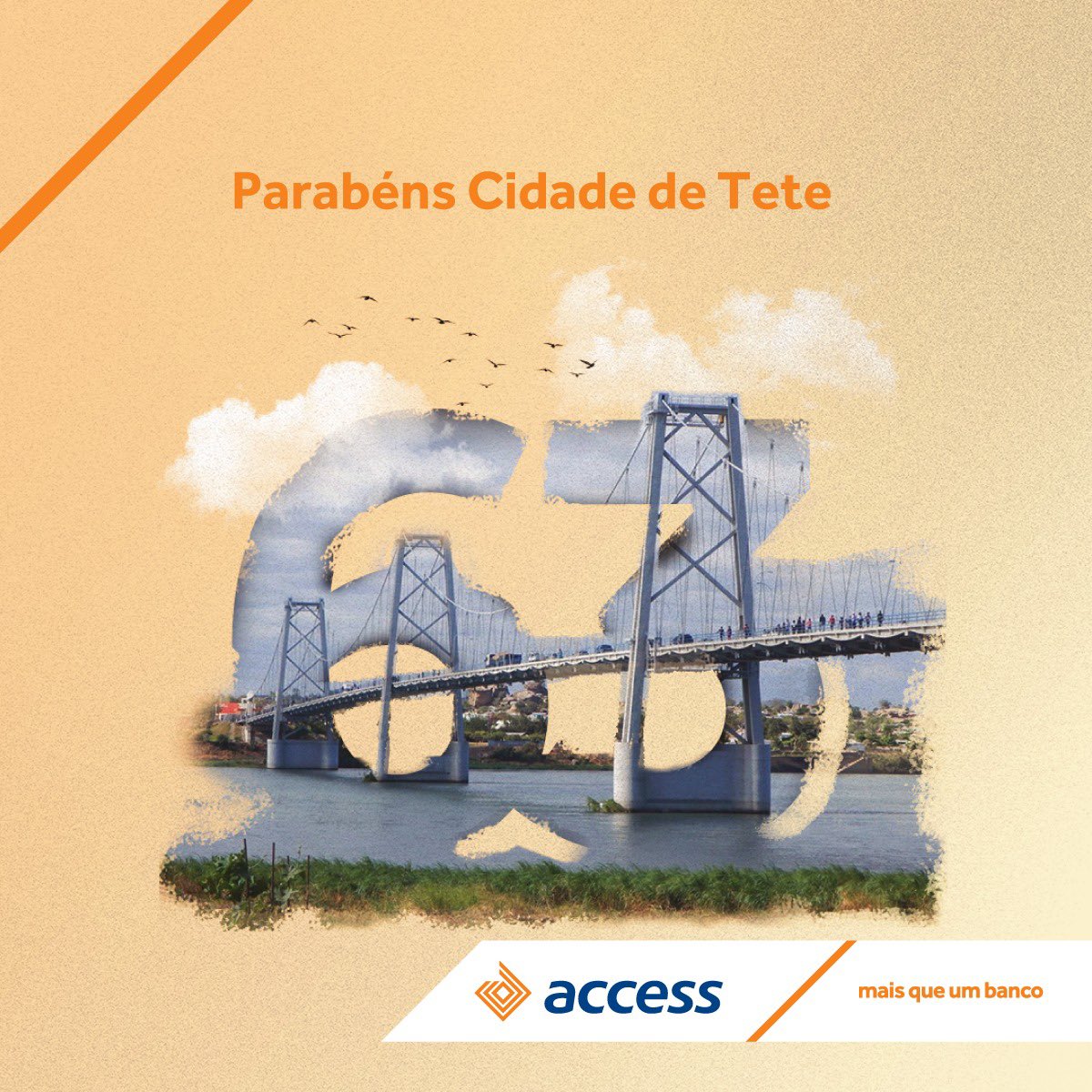 Celebramos o 63º aniversário da Cidade de Tete e pela passagem desta ocasião especial, desejamos a todos os munícipes desta cidade um feliz dia.

#AccessBankMozambique
#Maisqueumbanco #Moçambique #DiadaCidadedeTete
