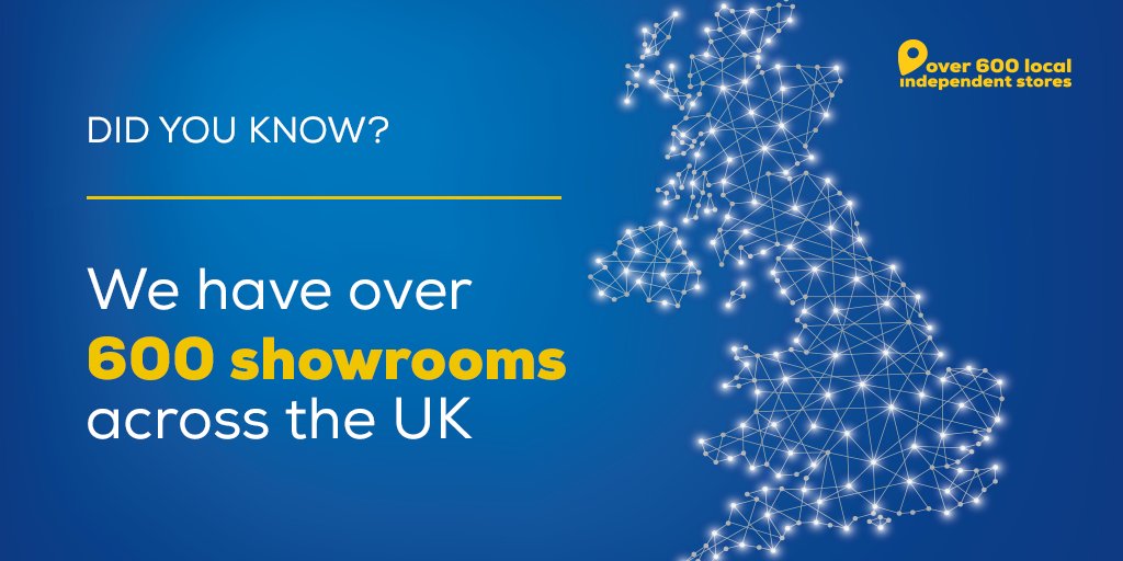 euronics_UK's tweet photo. Did You Know? We have over 600 showrooms across the UK

We are never far away from a customer who needs a product or just some advice 

#lovelocal #shoplocal #thehomeofelectricals. https://t.co/jG1BOpwzA9