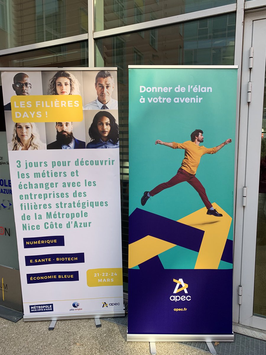 JulieRoynette's tweet photo. 🎯 Les Filières Days, ça démarre aujourd’hui au ⁦@CEEINCA⁩ : 3 jours pour découvrir les filières stratégiques de la ⁦@MetropoleNCA⁩ et les #emplois d’avenir ⁦@ApecPacaCorse⁩ ⁦@poleemploi_06⁩ https://t.co/lQAjnHobi2