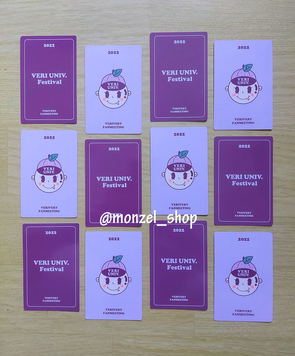 monzel_shop's tweet photo. READY STOCK

#MZ_VERIVERY #MZ_VRVR

WTS (Worldwide &amp; INA)
VERIVERY - 2nd FANMEETING [2022 VERI UNIV. Festival] Tin Case Deco Photo Card (PC)
  ↳ Availability :
📌Member set (2 PCs) @ 80 K / $7
   - Hoyoung
   - Minchan
   - Gyehyeon
   - Yeonho
   - Yongseung
   - Kangmin https://t.co/7ltKTa2aK6