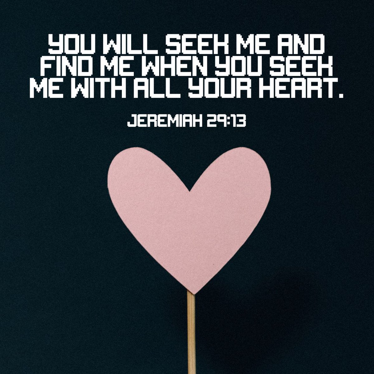 And you will seek Me and find Me when you search for Me with all your heart.
Jeremiah 29:13 NASB2020

bible.com/verse-of-the-d…