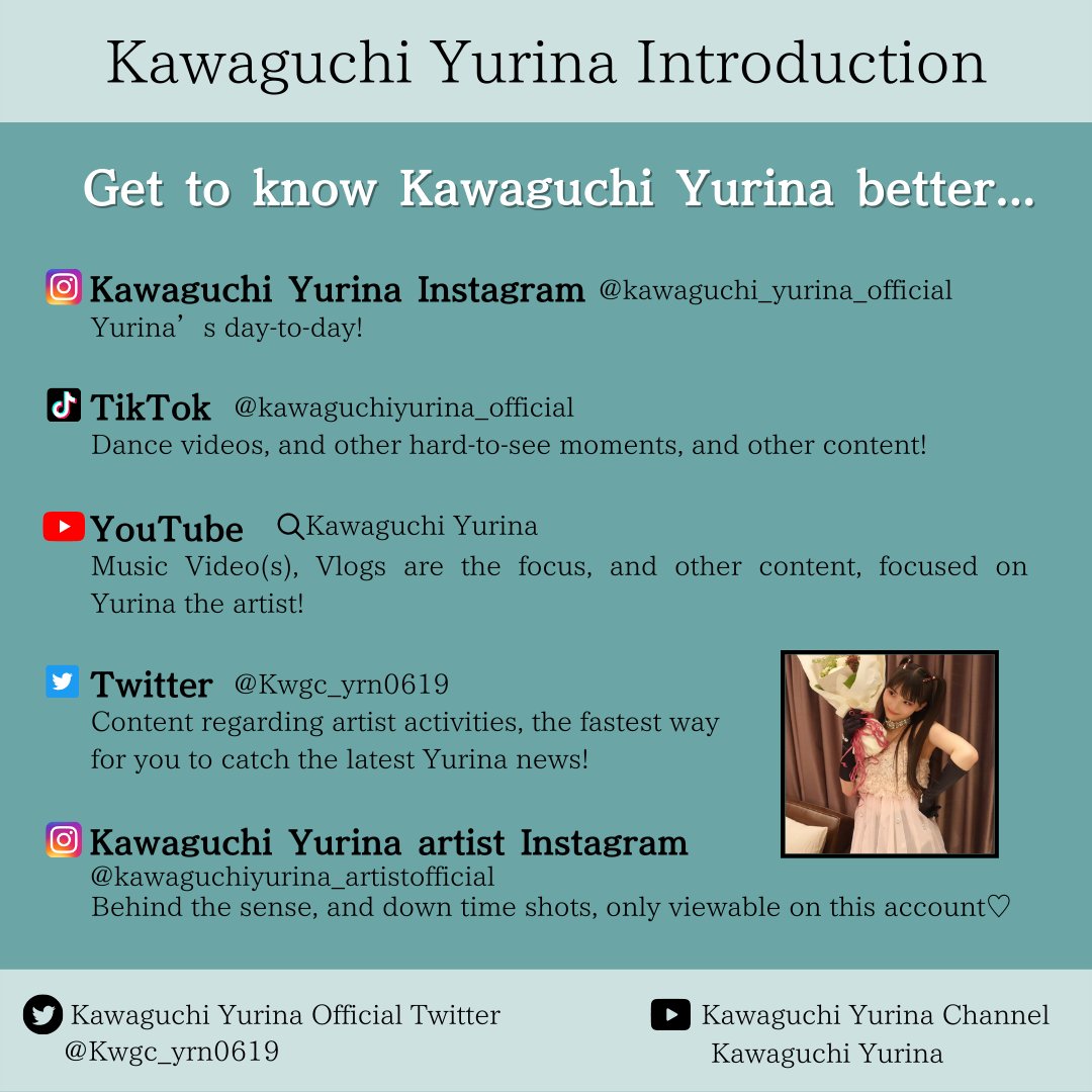 umusicjapan's tweet photo. KawaguchiYurina debuted today! We will introduce the #charm_of_Yurina 💎

Let's make Yurina's flowers bloom beautifully together✨

"Look At Me"  MV
🔗https://t.co/JUTQm2YCmu

Streaming
🔗https://t.co/0PFkH3dKdn

#Yurina #川口ゆりな 
#카와구치유리나 #川口百合凪 #LookAtMe https://t.co/cdjiBe0UrM