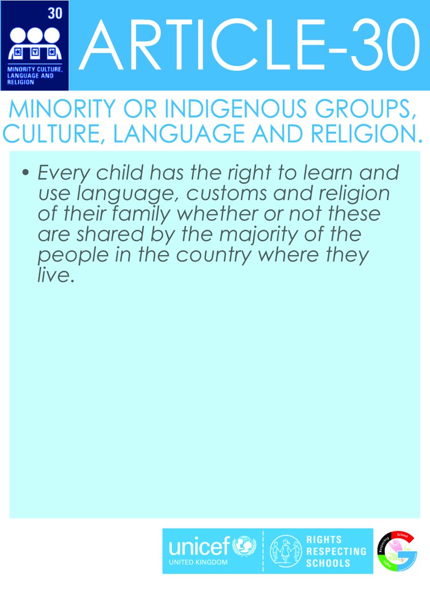 Garnock CC Rights Respecting School (@garnockccrrs) on Twitter photo Our 'Article of the Week' is Article 30: Minority or indigenous groups, culture, language and religion. <a href="/GarnockCampus/">Garnock Community Campus</a> <a href="/GarnockPrimary/">Garnock Primary & Early Years</a> <a href="/GarnockC/">garnock community campus parent council</a> @garnockstars <a href="/GarnockMH/">Garnock Mental Health Support</a> Our 'Article of the Week' is Article 30: Minority or indigenous groups, culture, language and religion. <a href="/GarnockCampus/">Garnock Community Campus</a> <a href="/GarnockPrimary/">Garnock Primary & Early Years</a> <a href="/GarnockC/">garnock community campus parent council</a> @garnockstars <a href="/GarnockMH/">Garnock Mental Health Support</a>