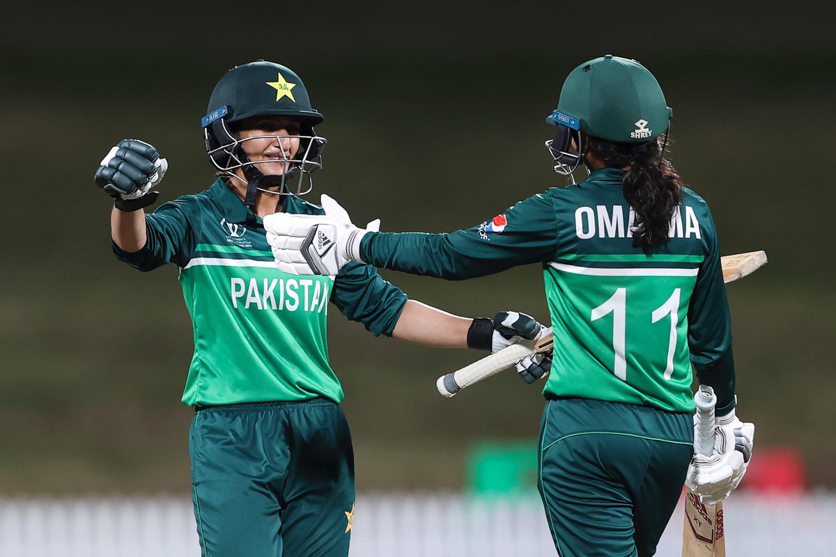 First WC win for Pakistan Women since 2009- and captain @maroof_bismah has been witness to both! 

Congratulations, team! 👏🏼🇵🇰

#BackOurGirls | #CWC22 | #WIvPAK