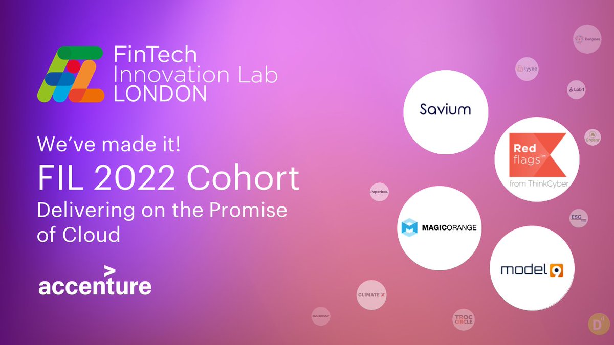 FinTechLabLDN's tweet image. Our #FIL2022 cohort is a testament to the rapid pace of business #transformation. The journey to #cloud is already well underway, and our #CloudDriven #FinTechs have rallied to help Financial Institutions truly unlock the potential of next era platforms. Check them out here...
