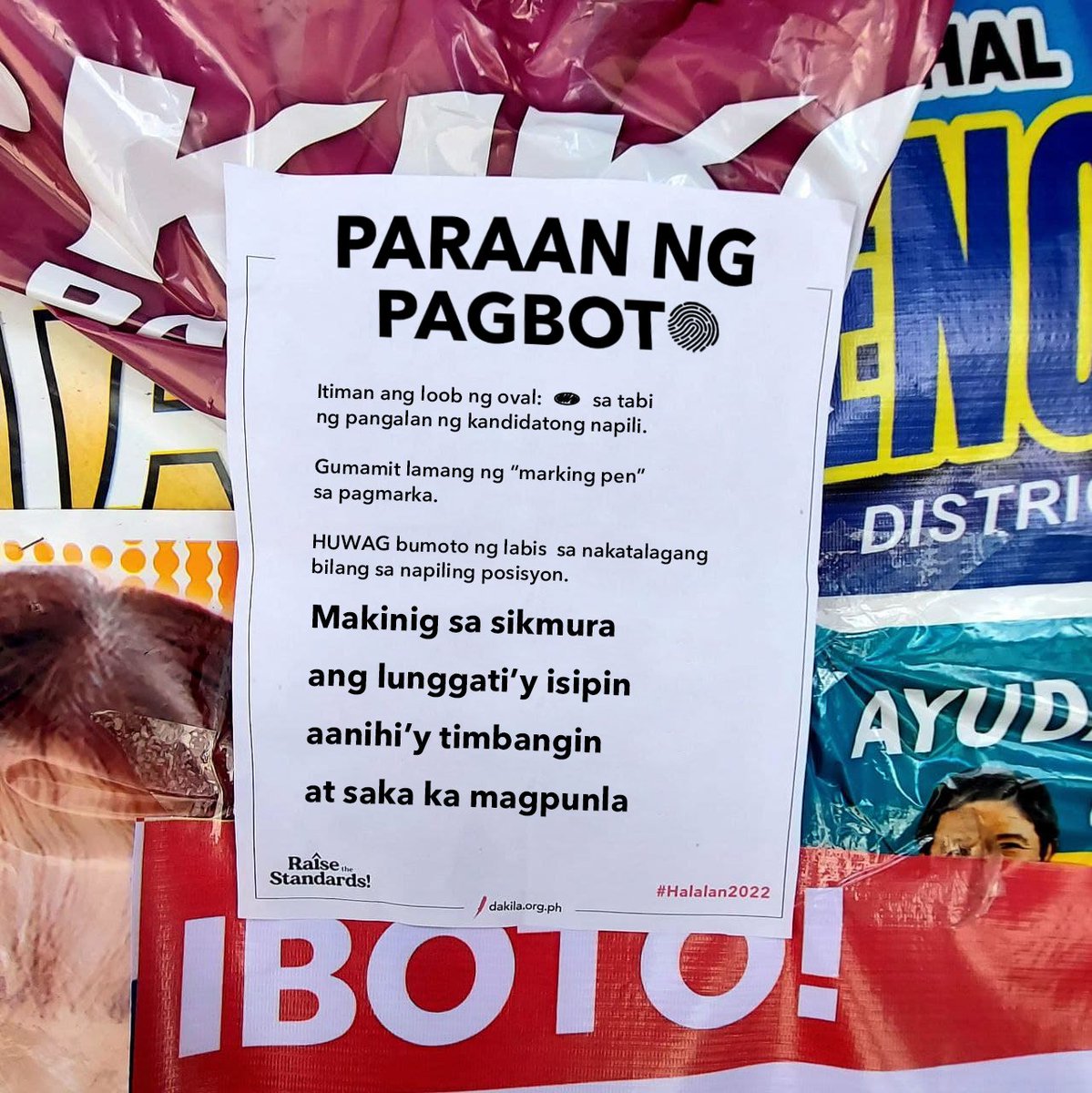 dakila_ph's tweet photo. To celebrate the World Poetry Day and the upcoming #Halalan2022, here is a poem by #LahingDakila @notnotfortaleza.
Remember to VOTE WISELY. Here's to 49 more days (and beyond) of creative resistance and civil participation.
#TulaPH #WorldPoetryDay https://t.co/hMJnwHMXHi