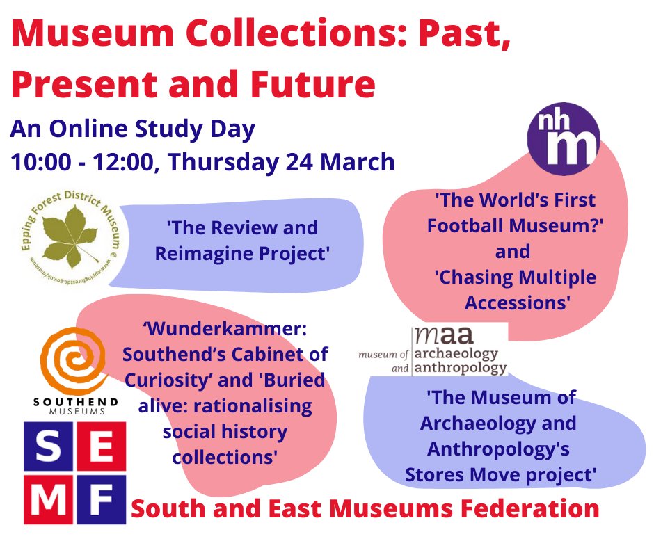This Thursday! SEMFed members, book your free place for our museum collections study day!

We would also love to welcome new members to this event. 

Tickets here: tinyurl.com/47kjakrc
