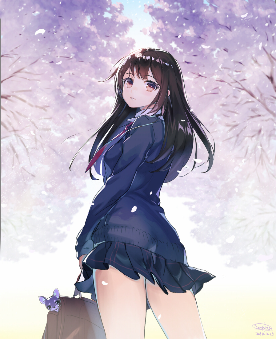 「復刻、春っぽい寄せ集めです🌸
 #三連休はフォロワーさんが増える 」|さんば挿🐶のイラスト