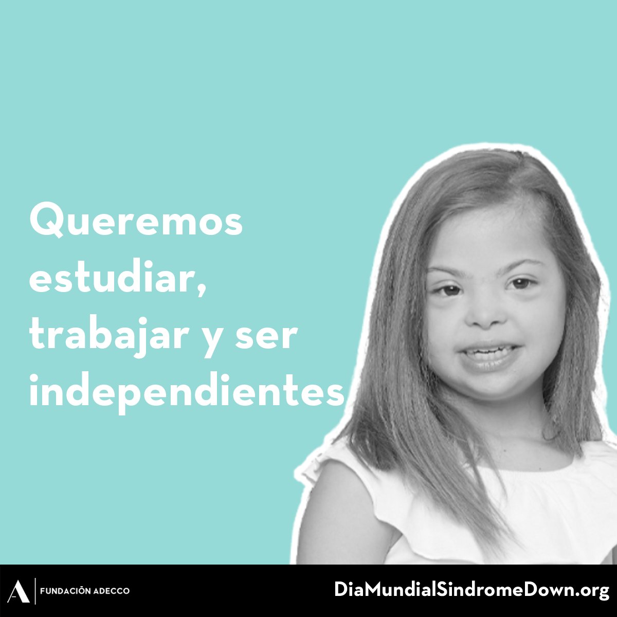 Si eres de los que tienes miedo, ponles a prueba
Las personas con #sindromededown quieren estudiar, trabajar y ser independientes. en BBG apoyamos a la <a href="/fund_adecco/">Fundación Adecco</a> para mirar de frente la inclusión de la #discapacidad intelectual

diamundialsindromedown.org