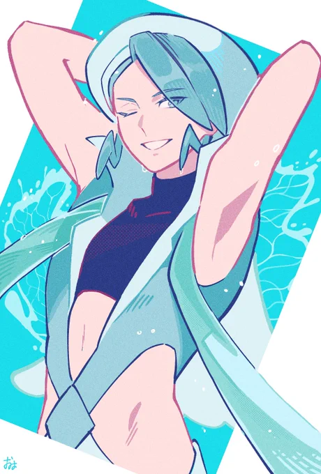 水も滴る 