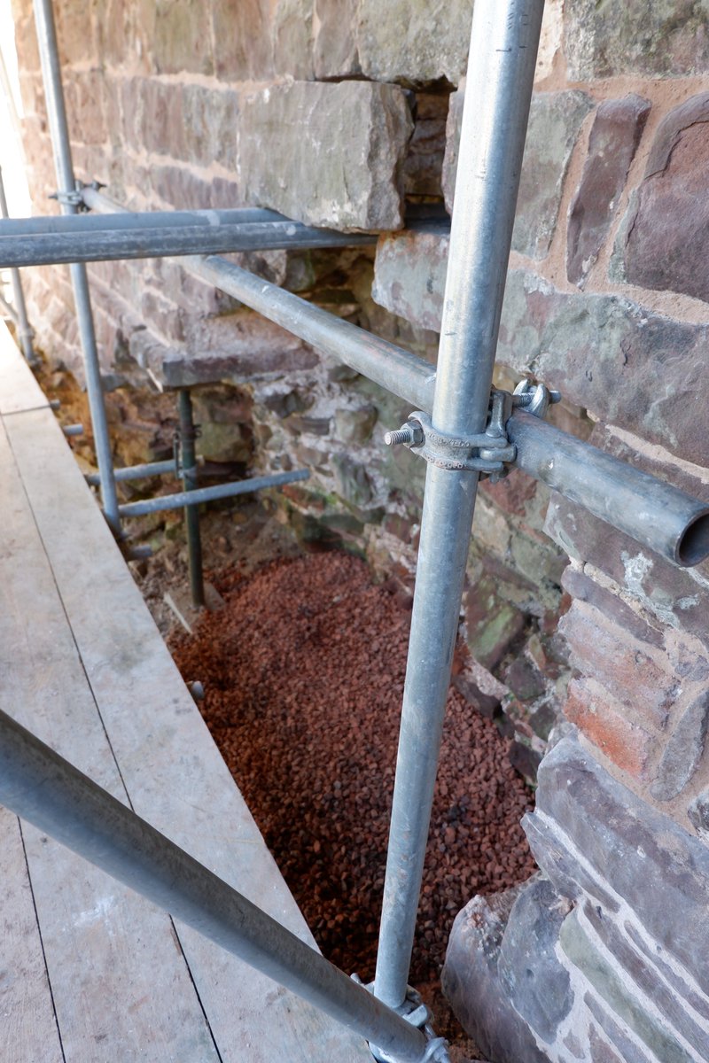 CaroePartners's tweet photo. Works are almost complete at Gunns Mill Furnace, the north-east wall is now rebuilt, as part of structural repairs to the building https://t.co/lUTGk2OHJe