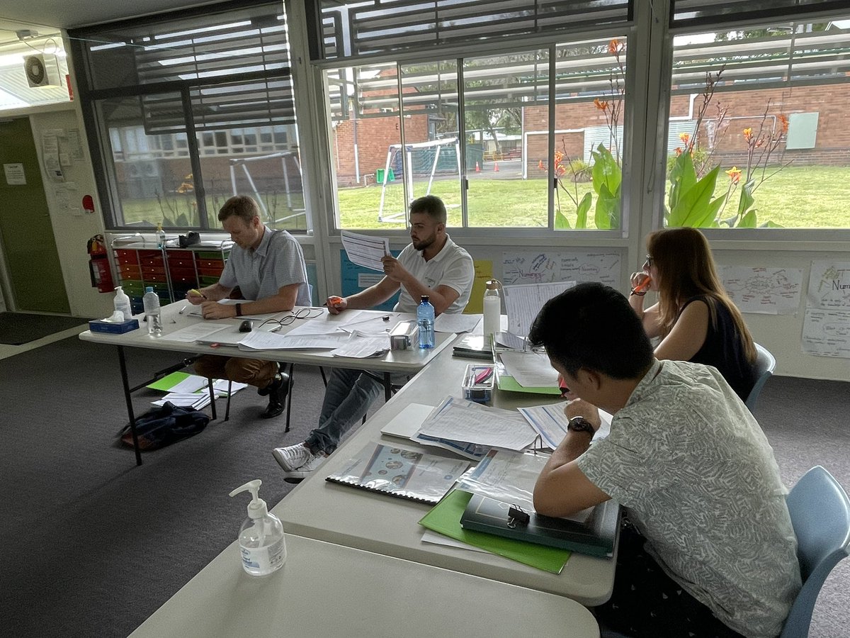 Stage 3 PLC - unpacking the elements of writing, using the imaginative writing tool to jointly assess a writing sample, and then assessing our own writing samples to target teaching. It’s fantastic to see how far our teachers have come! #writinganalysis #targetedteaching