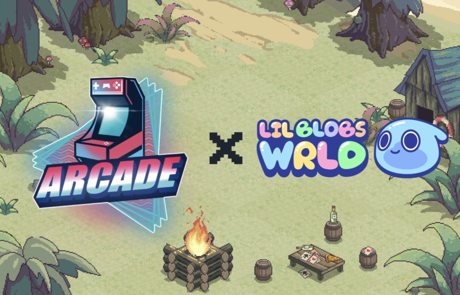 🌈 <a href="/LilBlobsWorld/">Lil Blobs WRLD</a>  x @arcadedotinc 🕹

We are collaborating with @arcadedotinc to giveaway 5 of their WL spots!

To Enter:

☑️ - follow <a href="/LilBlobsWorld/">Lil Blobs WRLD</a>  and  @arcadedotinc  
☑️ - RT &amp; Like
☑️ -Tag 3 friends

24 hours ⏳