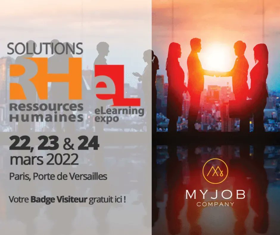 MyJob_Company's tweet photo. 🗓 Demain à 14h, rejoignez-nous au salon @Solutions_RH sur notre stand du village LabRH pour trouver la solution de recrutement par cooptation qui vous convient ! 😉
✍️ Obtenez votre badge : https://t.co/qPwE9ysYzK
#SSRH #recrutement #RH #cooptation #lelabrh https://t.co/Rz4EYG3f2q