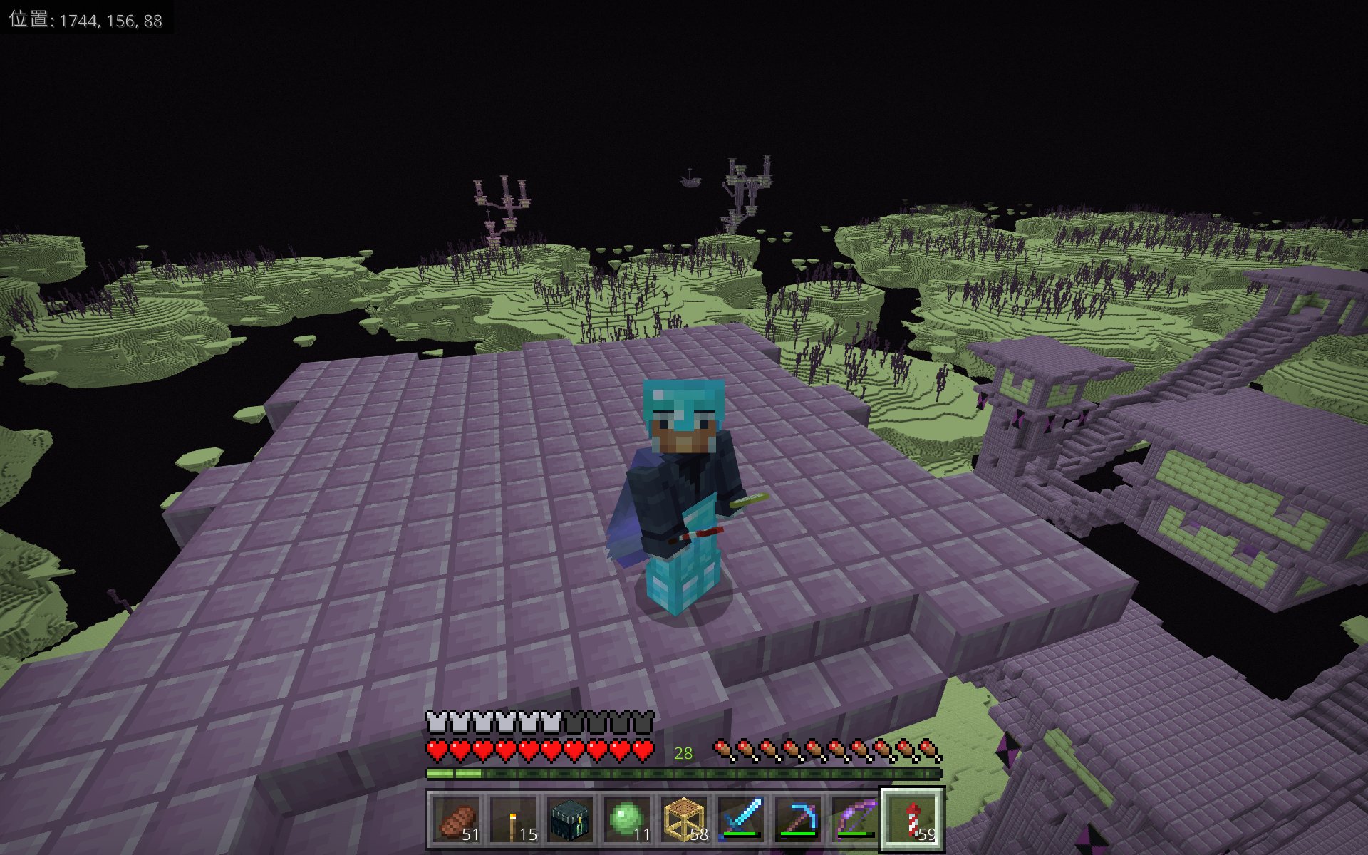 Matsu Minecraft 3連休最終日はエンド旅行へ エンドロッド全て取って真っ暗にするまでが完全攻略 地図1枚埋めてきた シティ2箇所とシップ付き4箇所を旅行してきました 予備トラとシュルカーこんだけあれば十分 W 次回はgwあたりに旅行行こうかな Matsu Minecraft 3連休最終日はエンド旅行へ エンドロッド全て取って真っ暗にするまでが完全攻略 地図1枚埋めてきた シティ2箇所とシップ付き4箇所を旅行してきました 予備トラとシュルカーこんだけあれば十分 W 次回はgwあたりに旅行行こうかな