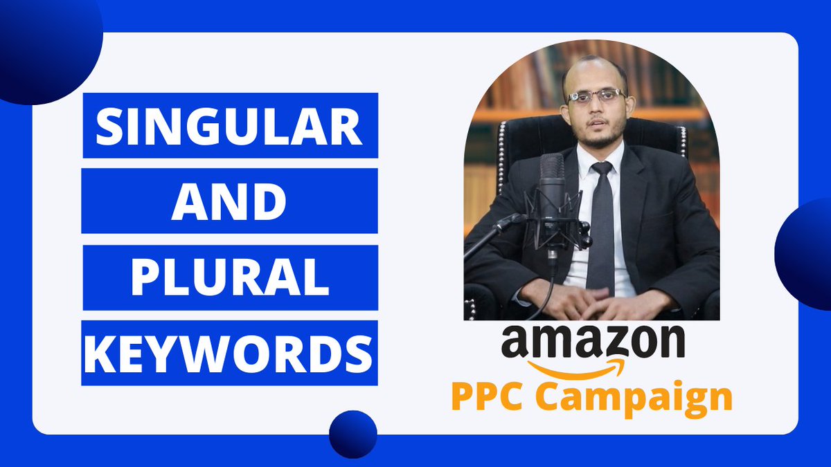 leadwortax's tweet image. youtube.com/watch?v=_iEtec… 
What is Singular &amp;amp; Plural Keywords For Amazon PPC Campaign #amazonppccampain #amazonppcoptimization