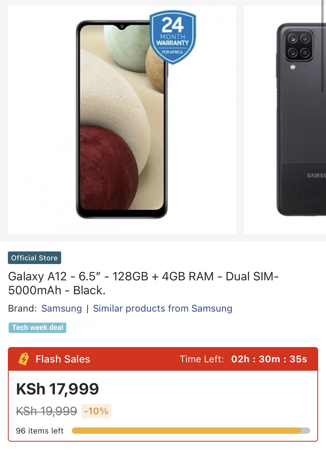 Galaxy A12  Samsung Africa