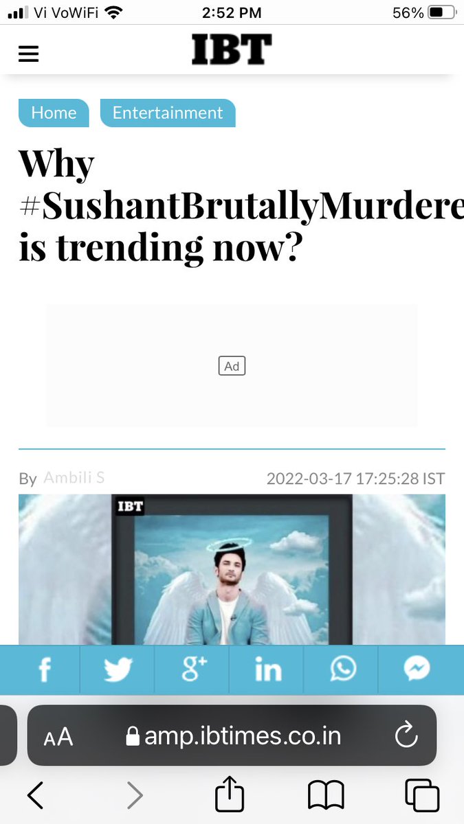 withoutthemind's tweet photo. So this is what mainstream media is busy doing: subliminally conditioning d readers with their  fake narrative. Wonder if they know that #CBI investigation is still on going &amp; also wonder who is paying them to perpetuate this misinformation!

Justice4Ssr Nonnegotiable https://t.co/lsJKHWrF8f