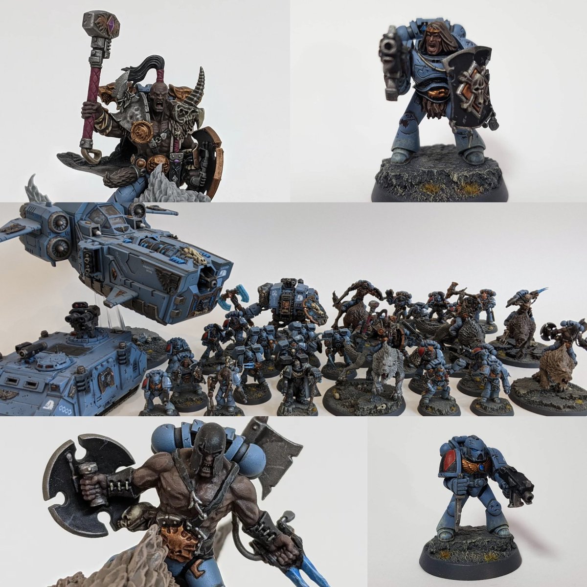 Gerry_B63's tweet photo. @TheBrushSmith New site looks great bro, very concise and easy to use! Some awesome models on there for sale to! 

Here's my Instagram if anyone likes Space Wolves 😊

https://t.co/UPtFgZmGvU https://t.co/G8WDZG6tW0