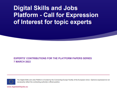 DigitalSkillsES's tweet photo. 🚩La plataforma #DSJC está buscando expertos en temas específicos relacionados con competencias y empleos digitales. Presenta tu solicitud hasta el 21/03 a las 17:00
➡️Más info: https://t.co/1IpDFjfIOn #DigitalCoalitionES
@DigitalSkillsEU @AMETIC_es https://t.co/X1QXXMqzdN