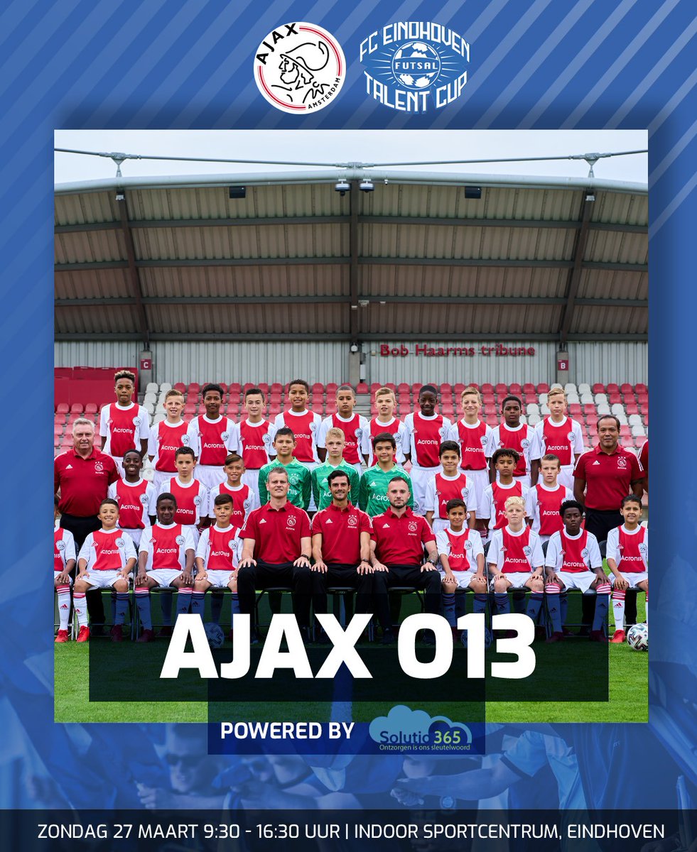 academyFCE's tweet photo. In aanloop naar de FCE Futsal Talent Cup worden de deelnemende teams voorgesteld. Het eerste team dat wij aan jullie willen voorstellen is Ajax O13. 

Tot zondag! 
#fcetalentcup #fceacademy #bouwenmettalent https://t.co/ejyoztp21q