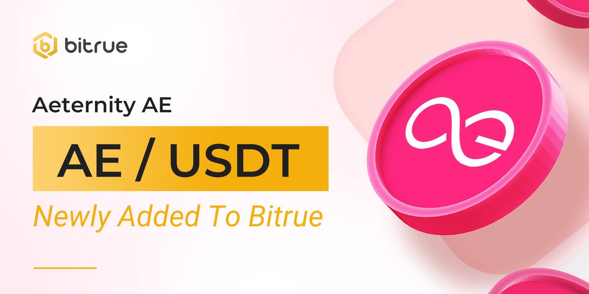 $AE is being listed on Bitrue! <a href="/aeternity/">aeternity Blockchain</a> is a scalable blockchain platform that enables high-speed transacting, purely-functional smart contracts, and decentralized oracles. A new $AE / $USDT trading pair will be opened at 3:00 UTC tomorrow. bit.ly/3tsA2ua