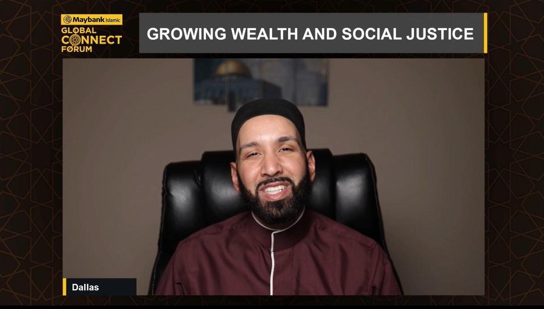 Dr. Omar Suleiman, Founder &amp; President of Yaqeen Institute for Islamic Research shares insights on the underlying principles of distribution of growing wealth &amp; social justice in Islam to establish prosperity &amp; economic balance in society. #GlobalConnectForum