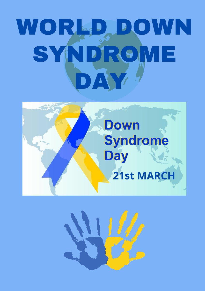 CRamakrishnan5's tweet photo. Today marks World Down Syndrome Day (WDSD), a day officially observed by @UN since 2012. March 21 (3/21) to create a global awareness to signify the uniqueness of the triplication (trisomy) of the 21st chromosome which causes Down syndrome.

@UN @WDSD_RAC_COSMO #Awareness https://t.co/nrgA8oQMRw