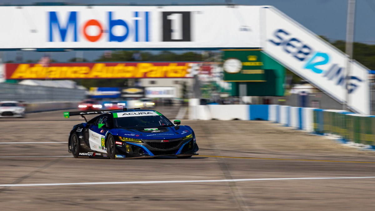 ROUND-UP ▶️ Two #NSXGT3 Evo 22s started the 12 Hours of Sebring and two finished too. Here's what happened ▶️ bit.ly/3toG7Ys